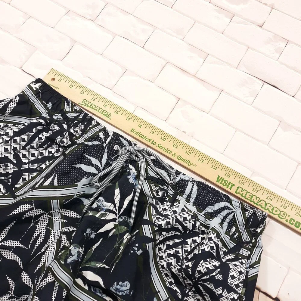 Ted Baker Swim Trunks Mens Size 7 Beach Surf Elastic Waist Lined Lobster‎ Navy